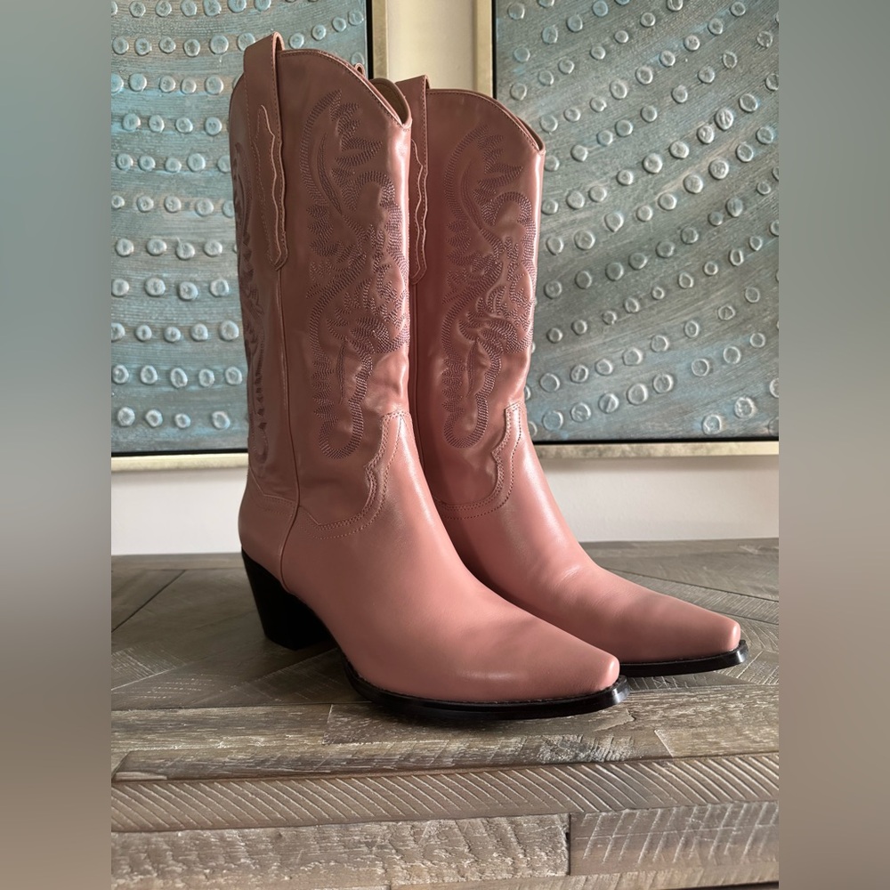 Jeffery Campbell- Dagget Boots (Dusty Rose)